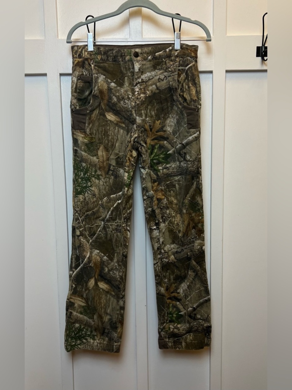Magellan Realtree Camo Boys Kid Size Large Adjustable Waist Pant Hunting Fishing